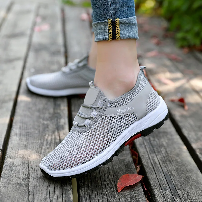 Casual Non-slip Men And Women Sneakers Summer Breathable Mesh Hollow Boy Sports Shoes Children Crawling Shoes Chaussures