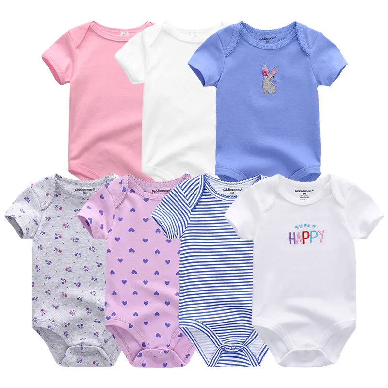 Боди для новорожденных happy baby clothes 7Pcs / комплект боди новорожденный девочка бодик для детей платье боди для новорожденныхОдежда для мальчиков christmas bodysuits modis 3-12m бодик для новорождённого - Цвет: Q7013