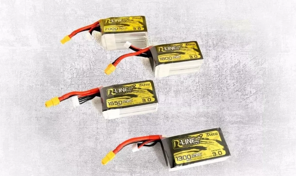 TATTU R-Line версия 3,0 V3 4S 6S 1300/1550/1800 mAh 120C 2000 V Lipo батарея с XT60 разъем для FPV гоночный Дрон Квадрокоптер