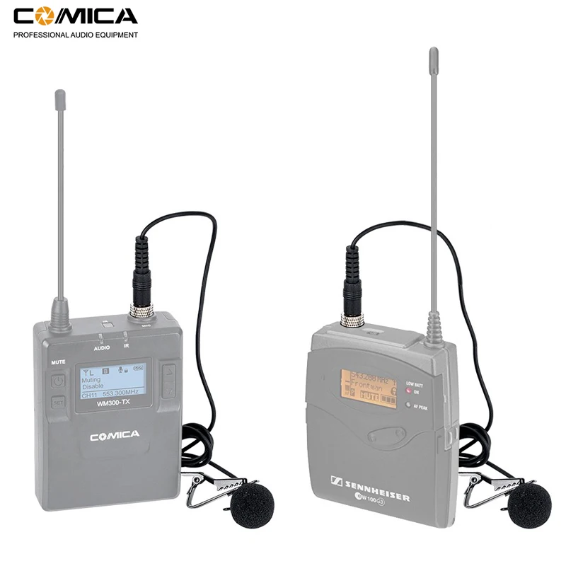 Comica CVM M O1 всенаправленный петличный отворот микрофон для S ennheiser и других