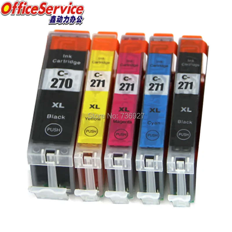 PGI 270 CLI 271 PGI270 cli271 совместимый чернильный картридж для принтера Canon MG5720 MG5721 MG5722 MG6820