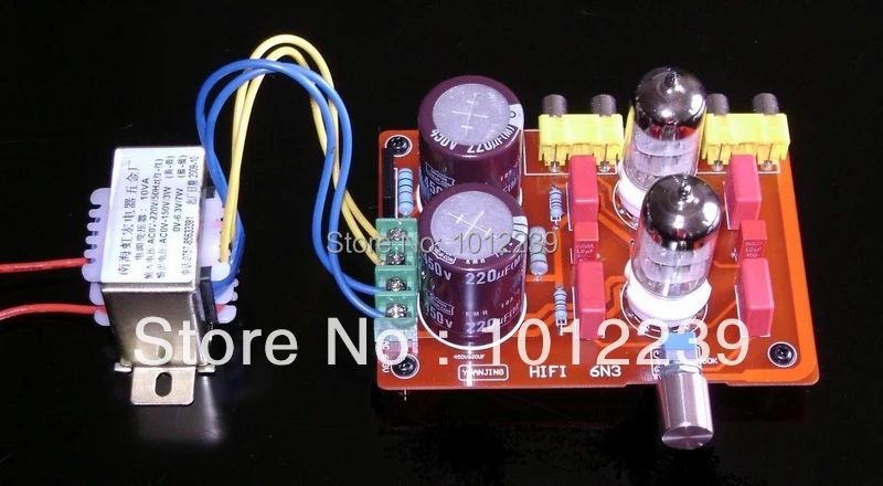 

free shipping Assembled 6N3 preamp amplifier board (without transformer)/high quality amplifier board