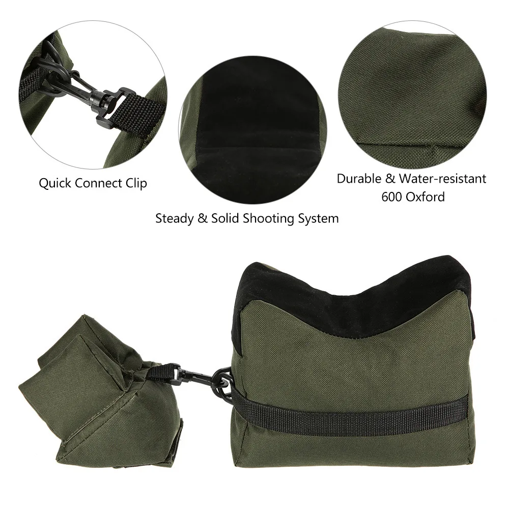 Военная снайперская стрелковая сумка передняя и задняя поддержка сумка с песком для наружной фотосъемки охотничья мишень подставка для охотничьего ружья Аксессуары