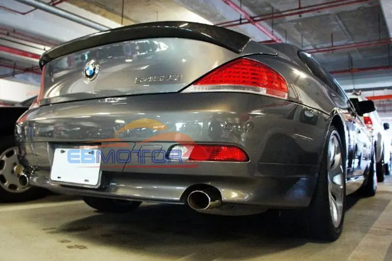 Настоящий спойлер для багажника из углеродного волокна L BMW 6 series E63 2004 2008 & M6 2006