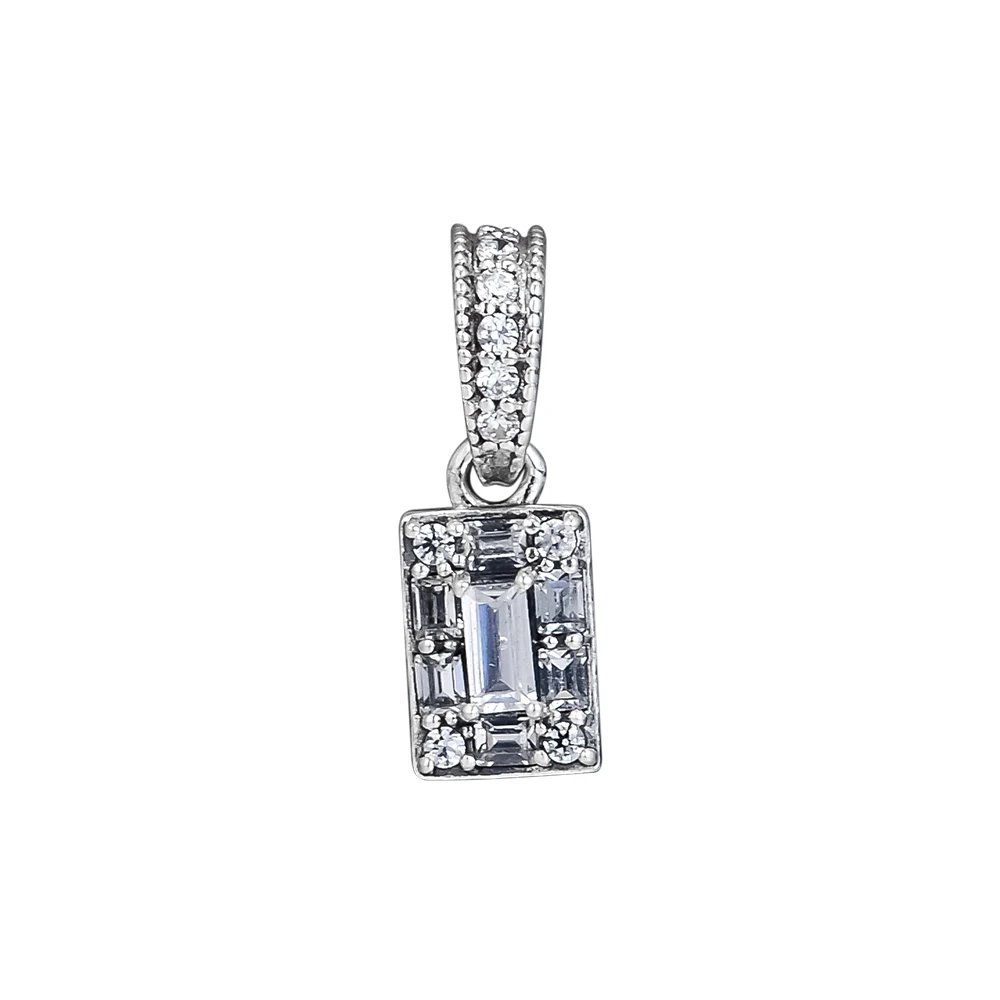

Luminous Ice Pendant Charm Berloque 925 Sterling Silver Clear CZ Beads for Jewelry Making Fits Original Bracelets DIY Jewellery