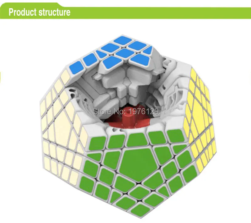 Shengshou Gigaminx Shengshou WuMoFang 5x5 волшебный куб Интеллектуальный Магический кубик обучения Развивающие игрушки