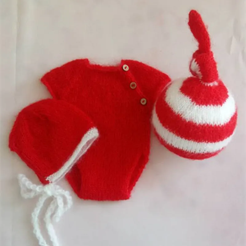 

Вязаная Детская одежда Эльф Детский костюм для мальчика подарок на первый Рождество детский подарок фотореквизит