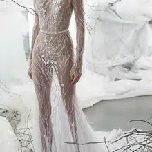 5 ярдов изысканный белый иллусон мягкий тюль вышивка кружевная ткань, ветка лист свадебное платье кружевная ткань по двору