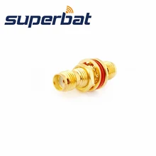 Superbat SMA адаптер гнездо для внутренний разъем SMA переборка с уплотнительным кольцом прямой RF разъем