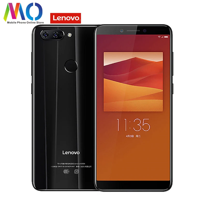 Lenovo K5 K350t телефонном глобальном версия смартфона Android мобильного телефона 3 GB 32 GB Восьмиядерный 5,7 дюймовый отпечатков пальцев 13MP