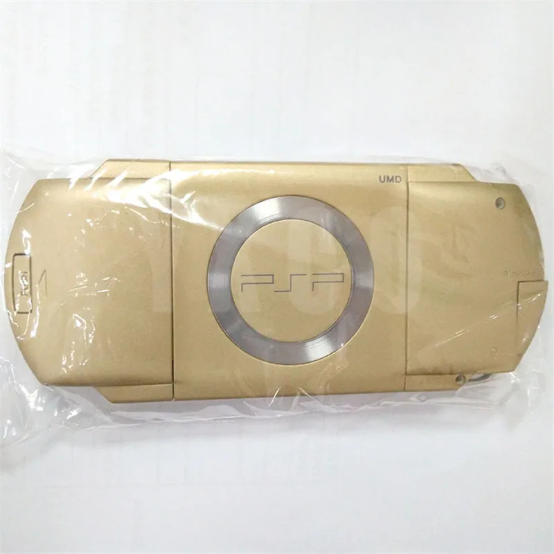 Золотой цвет полный части Замена Корпус Оболочка Чехол для psp 1000 Белый Черный