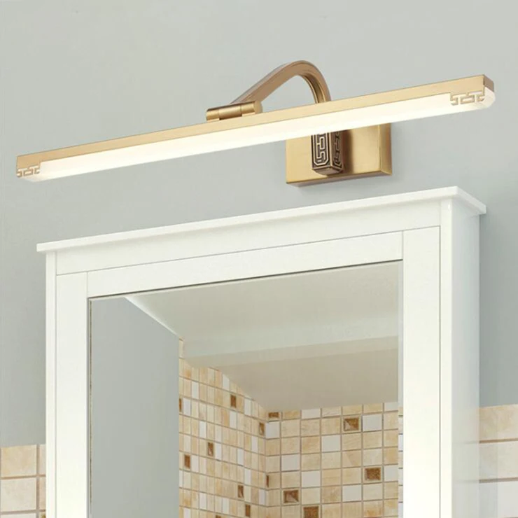 

16W/22W/30W LED Wall Mount Light Acrylic Mirror Front Lamp Fixture Copper Living Room Black/Brass shell Natural White 4000k