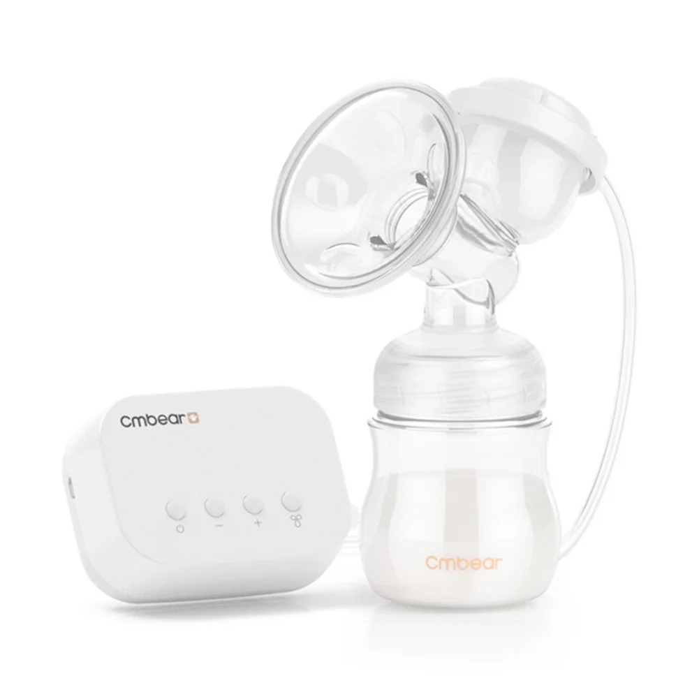

Electric Breast Pump with Adjustable Suction Modes Mute Design Breast Feeding Kit AN88