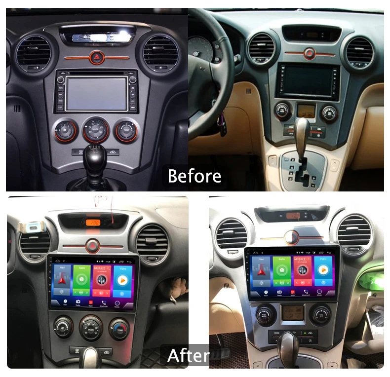

Full Touch Screen Car Android 8.1 Radio Player For KIA Carens 2007-2011 DSP GPS Navigation Video Multimedia Built In Bluetooth