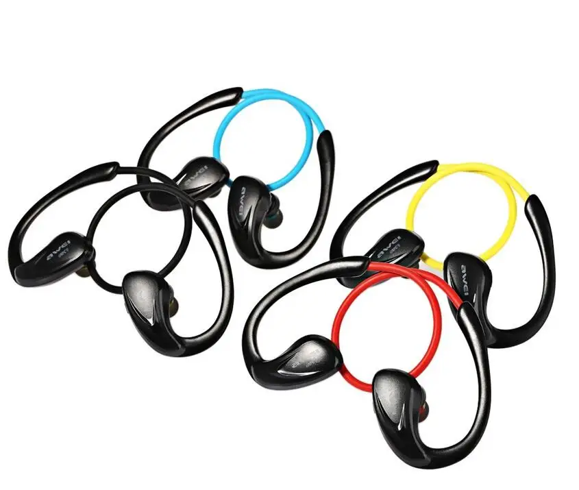 

Awei A880BL Sweatproof Wireless Bluetooth Headphone Earphones AptX Sports Earhook Fone Headset for Running Cycling Gym with NFC