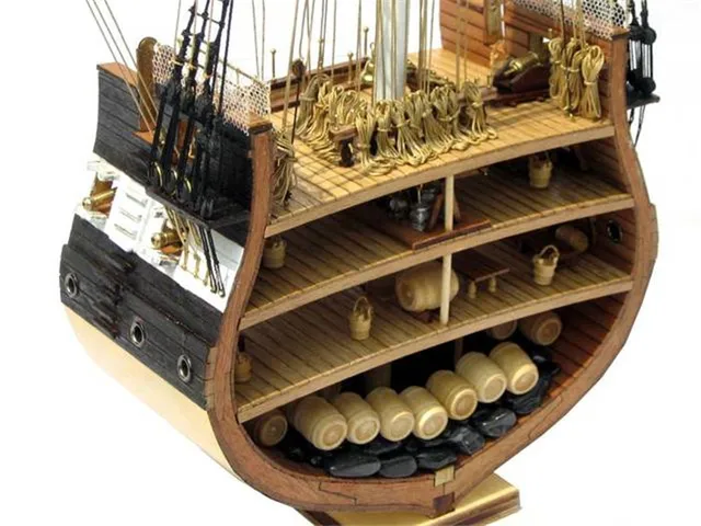 love model free shipping scale 1 75 uss constitution section ship