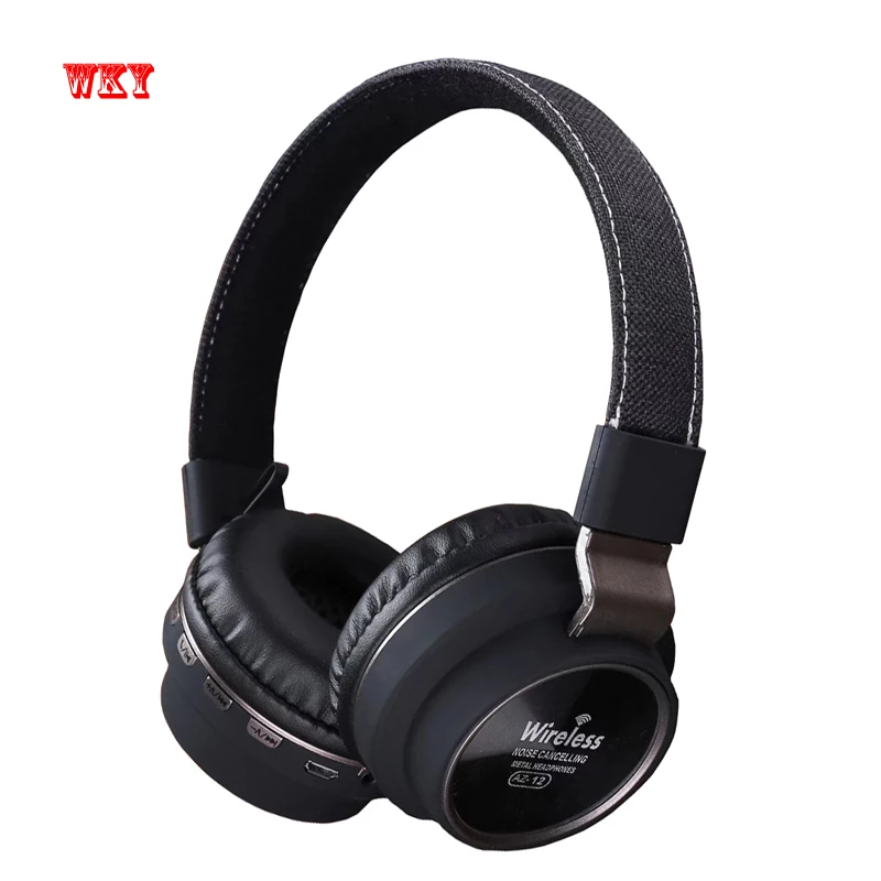 WKY Official Headphones Bluetooth 4.2 High Quality HD Stereo Wireless Active Noise Cancelling Headset Support TF Card with Mic |