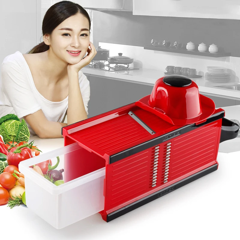 

Kitchen Supplies Manual Multi-function Cutting Device To Wipe Radish Silk Potato Grater Home Magic Vegetable Grater Kitchen Tool