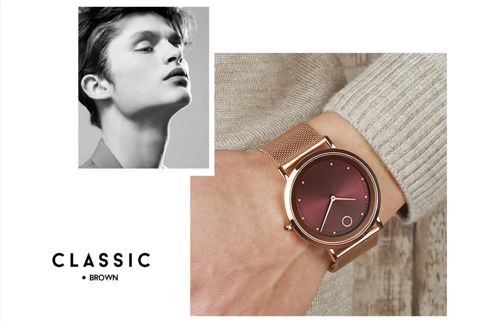 IBSO Fashion Simple Style Ultra Thin Bracelet Watches 10