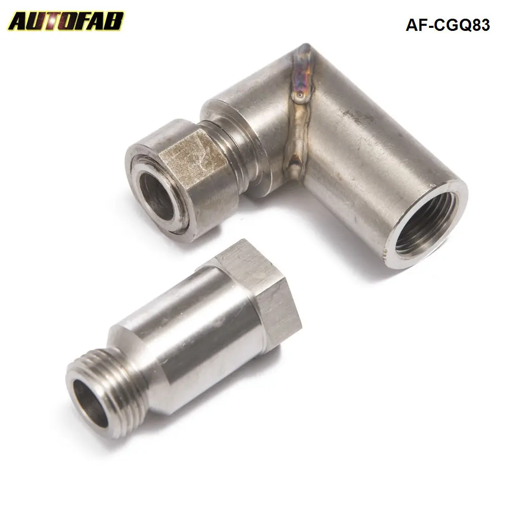 Car O2 Oxygen Sensor Angled Extender Spacer 90 Degree O2 Bung Extension M18 X 1.5 For exhaust systems AF-CGQ83