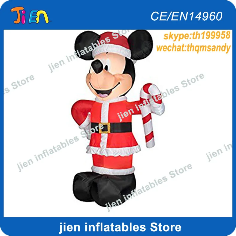 free air shipping to door10ft3m christmas decoration inflatable mickey mouse cartoon with crutch in inflatable bouncers from toys hobbies on - Mickey Inflatable Christmas Decorations free air shipping to door10ft3m christmas decoration inflatable mickey mouse cartoon with crutch in inflatable bouncers from toys hobbies on - Mickey Inflatable Christmas Decorations