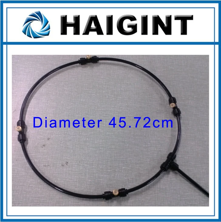 

0655 HAIGINT Watering & Irrigation Sprayers18'' black agricultur fogger & garden spray ring