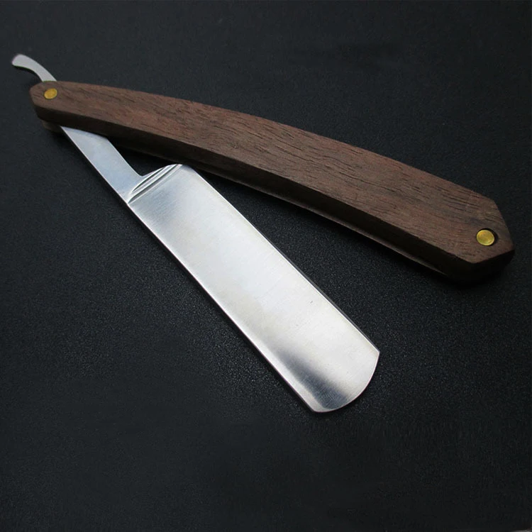 YINTAL, пустые, для мужчин, для бритья, прямые, классические, из чистого бука, с деревянной ручкой, парикмахерские бритвы, заточенные, предварительный нож, бритва - Цвет: normal