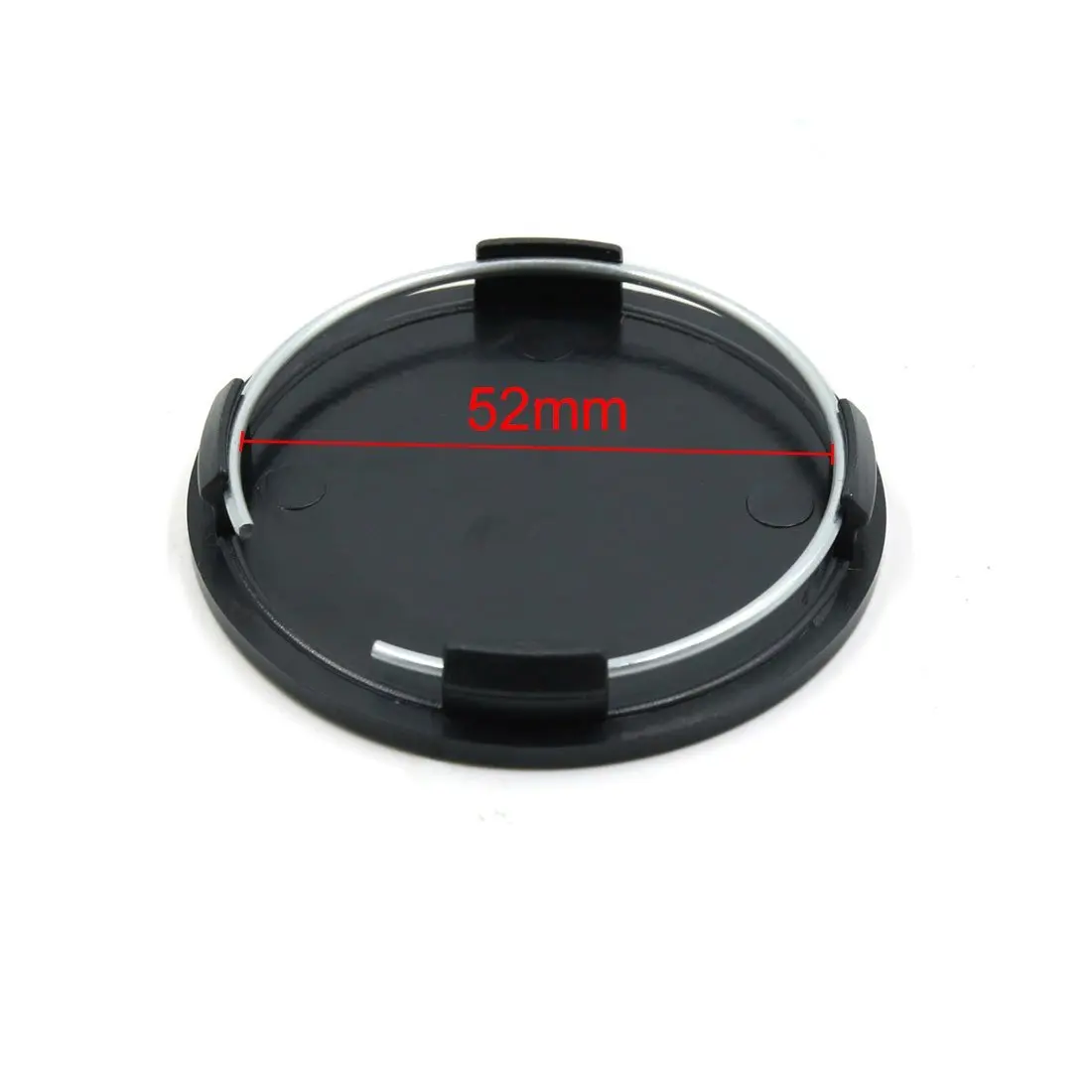 

4pcs Black 63mm Diameter Wheel Center Hub Cap Stylish Hard Wearing Replacement Dust Cover Automobile Hub Cap For Car Auto