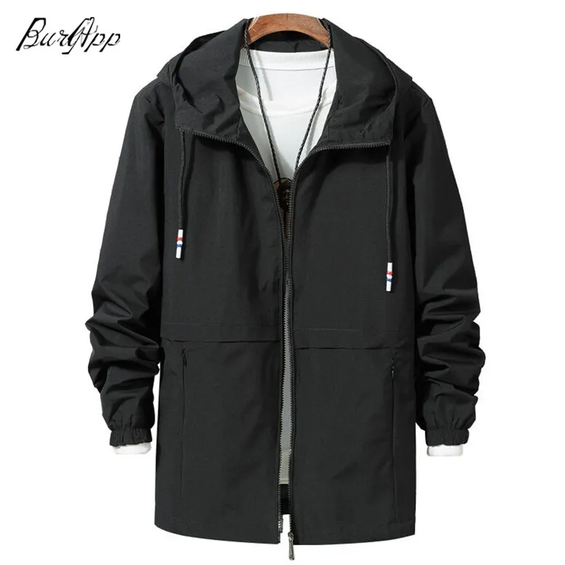 Мужские куртки размера плюс M-8XL, осень, модная мужская брендовая куртка камуфляжной расцветки с капюшоном, Повседневная ветровка высокого качества на молнии