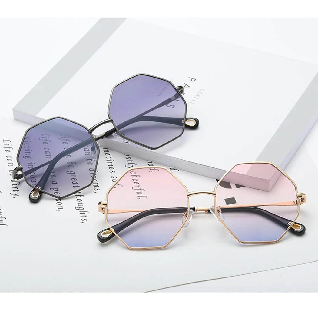 

2019 New Luxury Sunglasses Women Brand Designer Small Polygonal UV400 Sunglass Female Retro Octagon Optical Eyeglasses Frame
