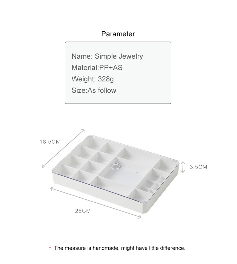 18 сеток, прозрачная коробка для хранения ювелирных изделий, кольцо, серьги, таблетки, бусины, портативный пластиковый органайзер, чехол, контейнер для бисера