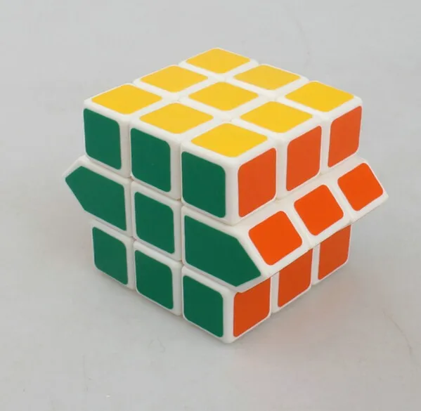 Nuovo cubetwist tre strati deformazione Galeria bianco cubo magico, 3x3x3 variazione deformazione cubo magico детская Подарочная игрушка