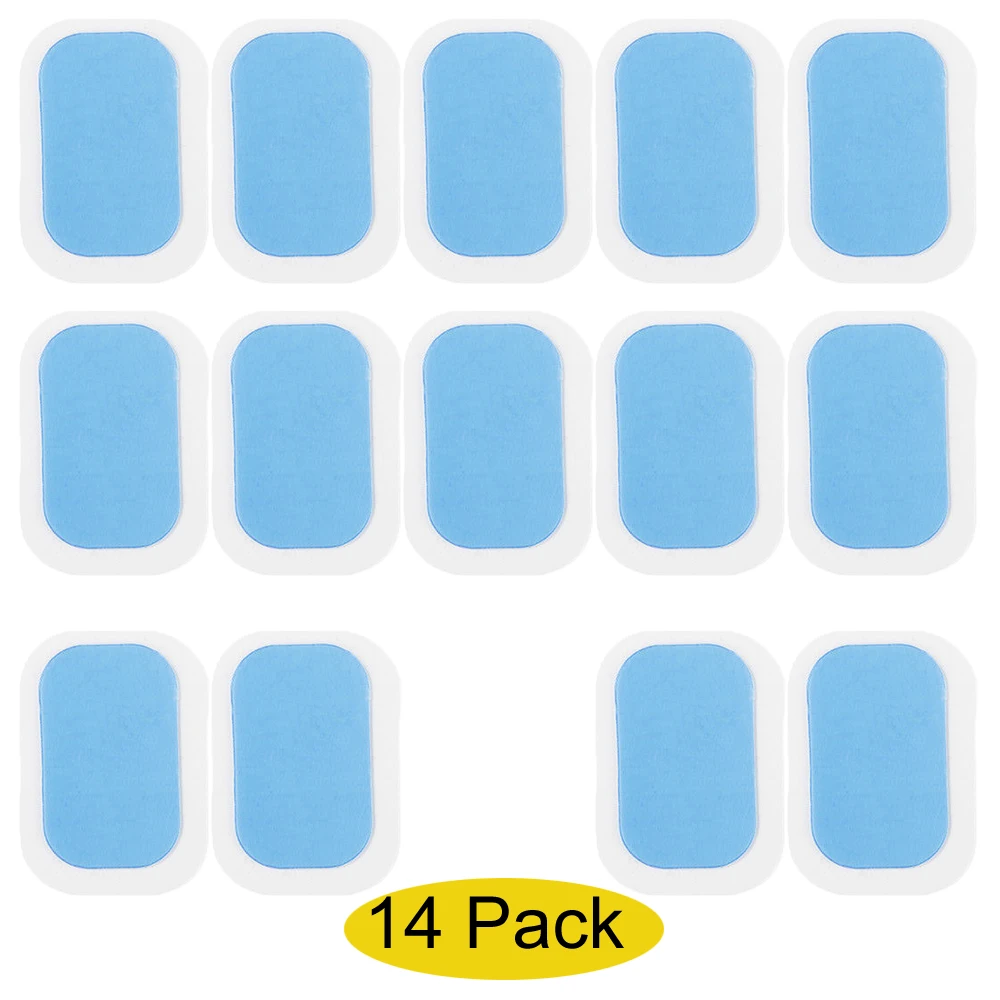 

14Pcs/Set Replacement Gel Sheet Hydrogel Pads Sticker for Abdominal Muscle Stimulator EMS Abs Trainer Accessories ABS Training