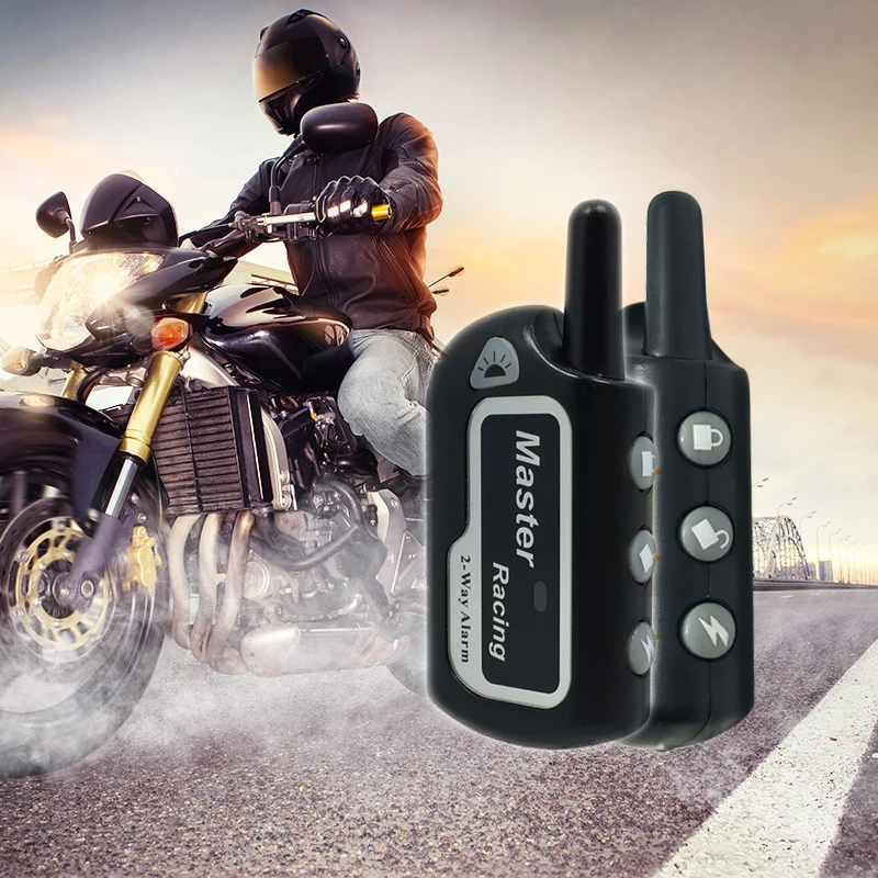 

Dual Remote Engine Start/Stop Motorcycle Alarm System DC 12V Scooter Two Way Alarms Motorbike Protection Systems Motor Alarma