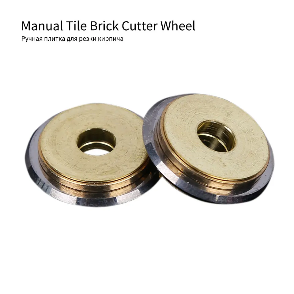

22mm Manual Tile Brick Cutter Wheel Tungsten Carbide Disc Rotary Bearing Wheel Cutting Tool Replacement For Cutting Machine