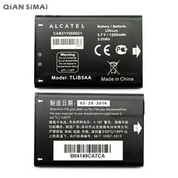 Qian simai TLiB5AA Батарея для Alcatel One Touch 993 995 996 OT993 OT995 OT996 100% Высокое качество CAB31Y0006C1 Батарея