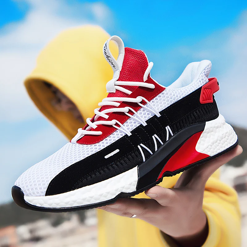 

Hot sale Men Sport Shoes Running Shoes Breathable Zapatillas Hombre Deportiva High Quality Men Footwear Trainer Sneakers