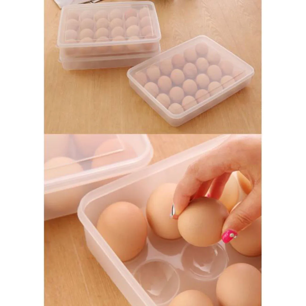 32*24*8 холодильник еда пельменей яйца герметичный контейнер для хранения пластиковый ящик свежести коробка/es