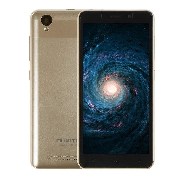 Oukitel C10 3g смартфон 5,5 дюймов 18:9 дисплей 1. 3G Гц две sim-карты 2000 мАч Android 8,1 1 Гб+ 8 Гб MTK6580 четырехъядерный мобильный телефон - Цвет: Gold