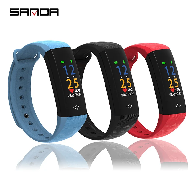 

SANDA M12P Bluetooth Smart Watch Women Men Blood Pressure Heart Rate Monitor IP67 Waterproof SmartWatch for Xiao mi Android IOS