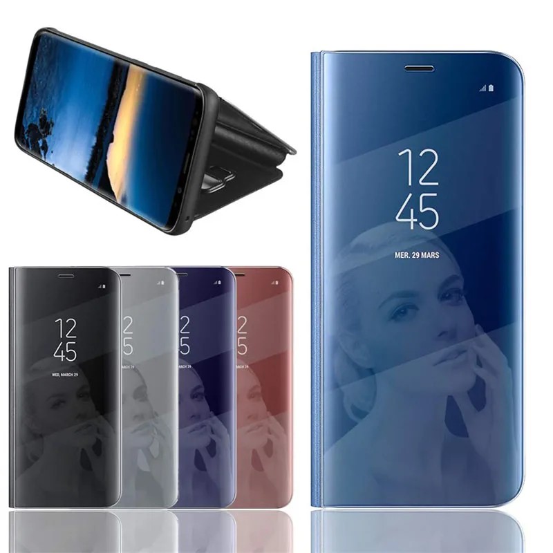 

Mirror Flip Case For Samsung Galaxy S6 S7 Edge S8 S9 S10 A6 A8 J4 J6 Plus J8 2018 J3 J5 J7 A3 A5 A7 2017 M10 M20 M30 A10 A30 A50