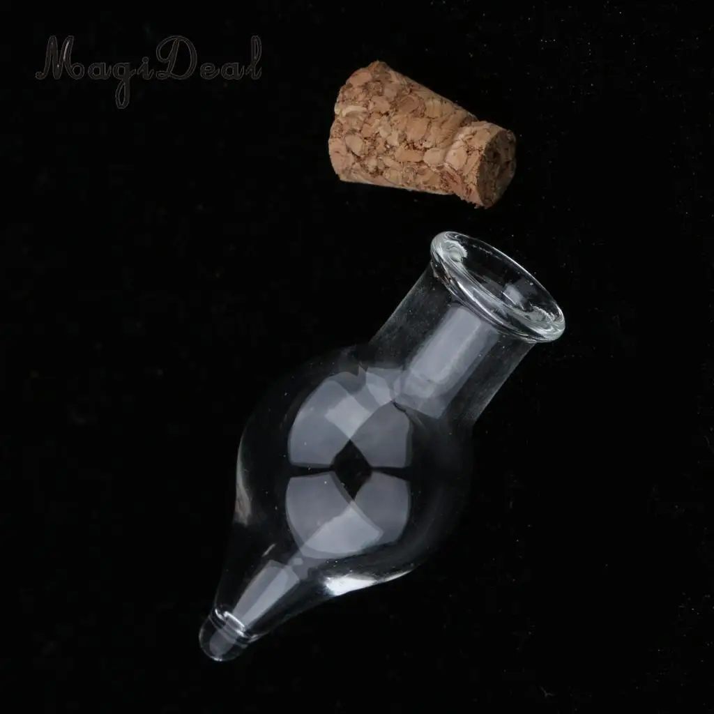 10pcs 2ml Small Glass Wishing Bottles Essential Oils Jars  Fragrance Reed Diffuser Vials DIY Decoration Tool