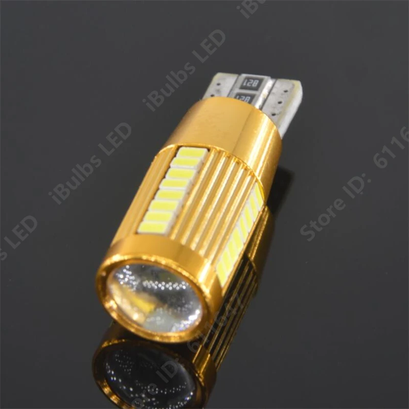 100 шт. высокое качество T10 501 W5W 168 с can-bus 38 SMD светодиодный 3014 Авто Canbus зазор габаритной лампы светильники электролампочка для внутренних помещений