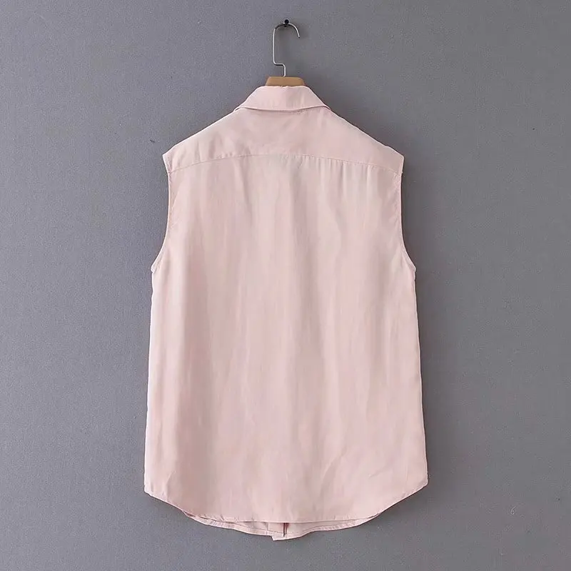 Fashion women TB48 knot- 19134 European and American fashion sleeveless shirt