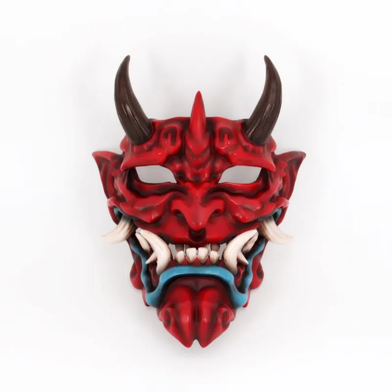 Индивидуализированное японское лицо Jimu Jimmy, лицо демона, голова дьявола и COS, замаскированное под персонализированную смоляную маску