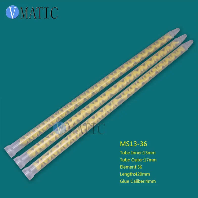 

Free Shipping Resin Static Mixer MS13-36 Mixing Nozzles for Duo Pack Epoxies Plastic Mixer Tube