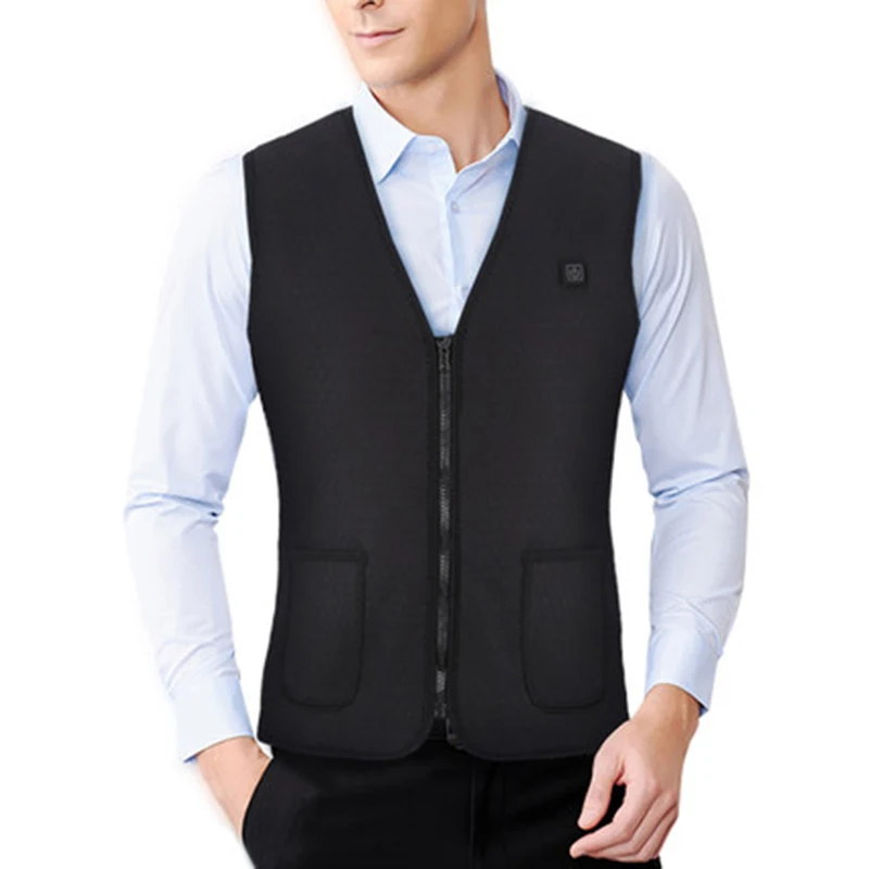 Roupas de Aquecimento Jaqueta de Veludo Superior para as Mulheres Camisa Colete Elétrico Aquecido Aquecimento Usb Inteligente Tamanho Grande Homens Roupa Interior Térmica 7 Camping Hiking Down