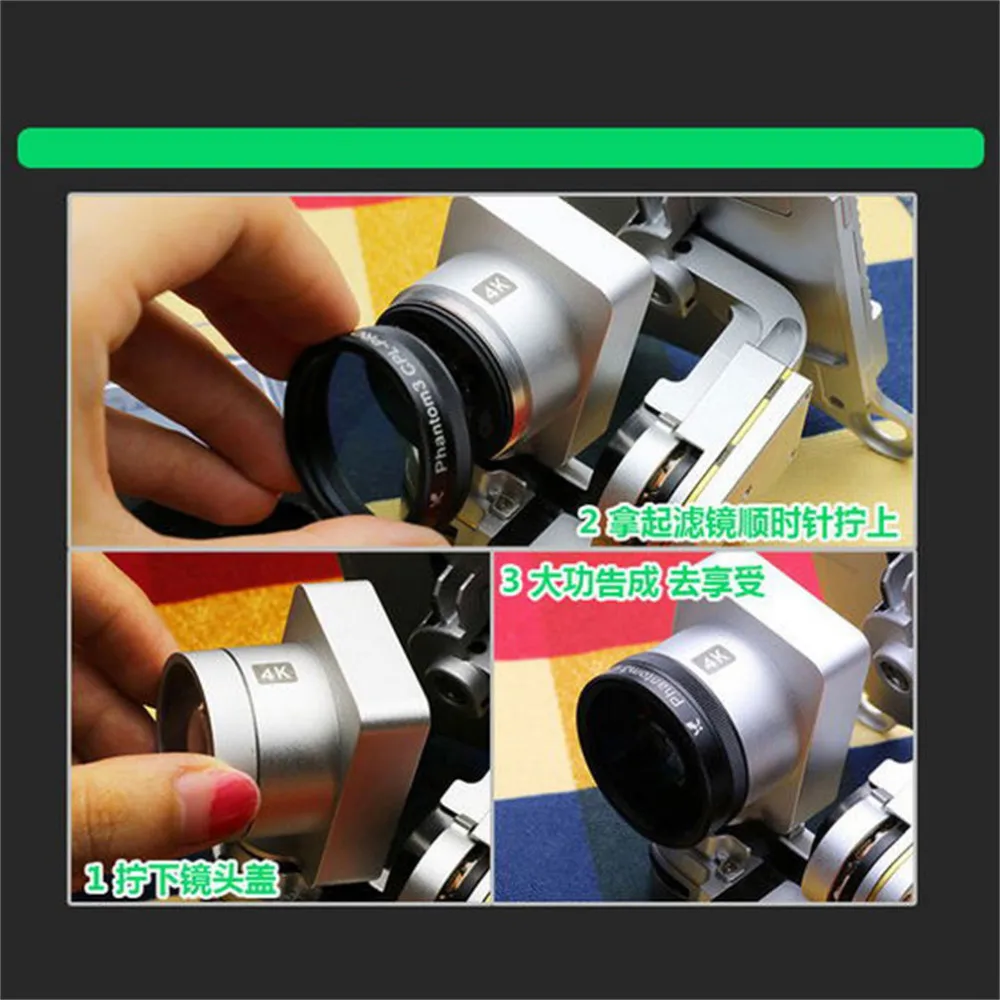 Professional Adjustable ND/CPL Pro Circular Polarizer MCUV Polarizing Filter Lens For DJI Phantom 3 Camera Professional Adjustable ND/CPL Pro Circular Polarizer MCUV Polarizing Filter Lens For DJI Phantom 3 Camera