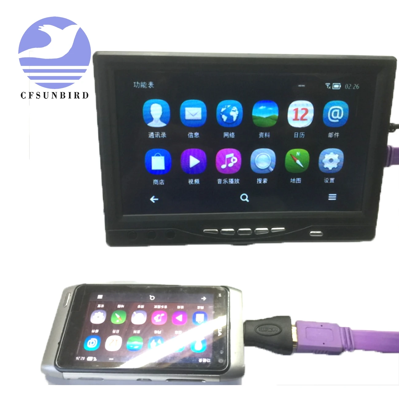 

7 Inch 1024*600 TFT Capacitive Touch Screen + Standard tape casing for Raspberry Pi 3 Model B