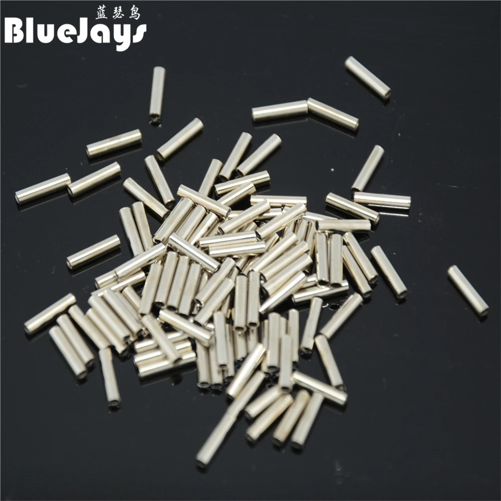 BlueJays 100pcs/lot Fishing stainless steel fishing line sleeve copper tube 0.8-3.4mm fishing accessories fishing line tube 8mm